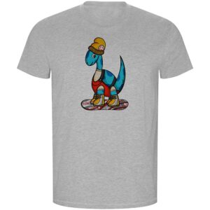 Kruskis Dino Snow Eco Short Sleeve T-shirt Gris XL Hombre