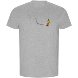 Kruskis Snowboard Track Eco Short Sleeve T-shirt Gris L Hombre