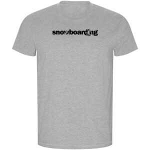 Kruskis Word Snowboarding Eco Short Sleeve T-shirt Gris XL Hombre