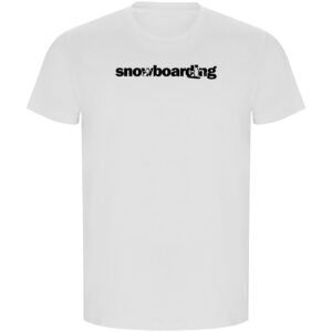 Kruskis Word Snowboarding Eco Short Sleeve T-shirt Blanco XL Hombre