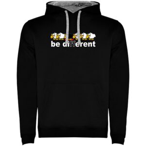 Kruskis Be Different Snow Two-colour Hoodie Negro 3XL Hombre