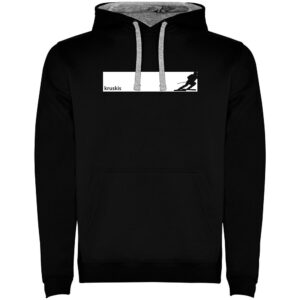 Kruskis Frame Ski Two-colour Hoodie Negro XL Hombre