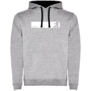 Kruskis Frame Snowboard Two-colour Hoodie Gris L Hombre