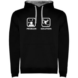 Kruskis Problem Solution Ski Two-colour Hoodie Negro S Hombre