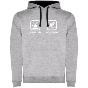 Kruskis Problem Solution Ski Two-colour Hoodie Gris L Hombre