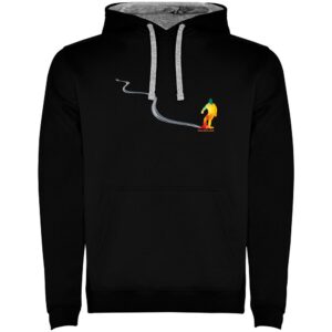 Kruskis Snowboard Track Two-colour Hoodie Negro 2XL Hombre