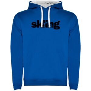 Kruskis Word Skiing Two-colour Hoodie Azul 2XL Hombre
