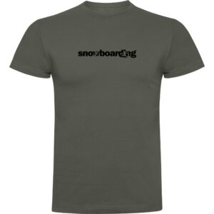 Kruskis Word Snowboarding Short Sleeve T-shirt Verde L Hombre