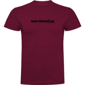 Kruskis Word Snowboarding Short Sleeve T-shirt Rojo S Hombre