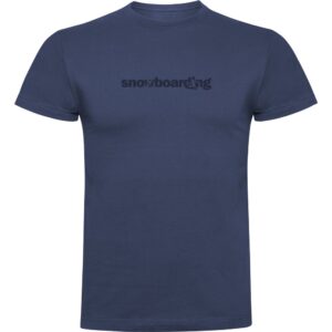 Kruskis Word Snowboarding Short Sleeve T-shirt Azul L Hombre