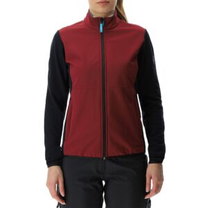 Uyn Spire Softshell Full Zip Sweatshirt Rojo,Negro L Mujer