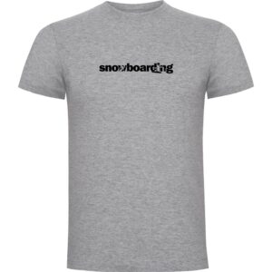 Kruskis Word Snowboarding Short Sleeve T-shirt Gris 2XL Hombre