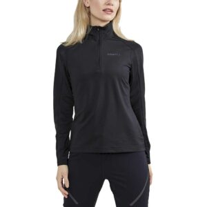 Craft Core Gain Midlayer W Black Long Sleeve T-shirt Negro M Mujer
