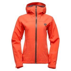 Black Diamond Stormline Stretch Rain Jacket Naranja L Mujer