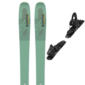 Salomon Qst 92+m11 Gw L100 Alpine Skis Pack Verde 152