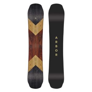 Arbor Wasteland Camber Wide Snowboard Marrón 161MW