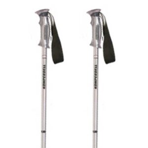 Komperdell Rental Soft Clear Thermo Poles Plateado 135 cm