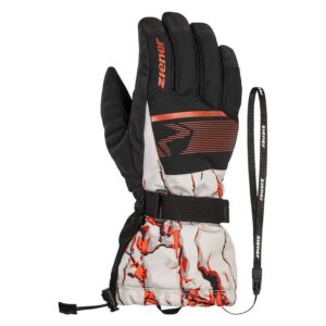 Ziener Gentian As Gloves Naranja 7.5 Hombre