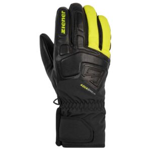 Ziener Glyxus As Gloves Amarillo,Negro 8 Hombre