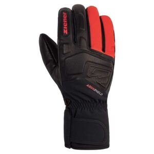 Ziener Glyxus As Gloves Naranja,Negro 9 Hombre