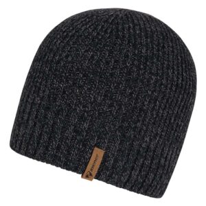 Ziener Indigu Beanie Negro Unisex Hombre