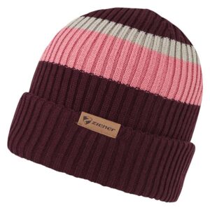 Ziener Indria Beanie Rojo Unisex Hombre