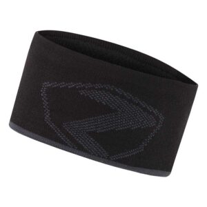 Ziener Irlan Headband Negro Unisex Hombre