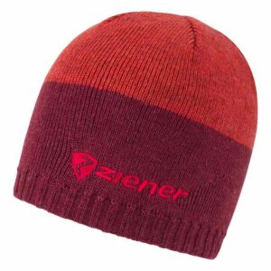 Ziener Iruno Beanie Rojo Unisex Hombre
