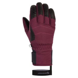 Ziener Kale As Gloves Rojo 7.5 Mujer