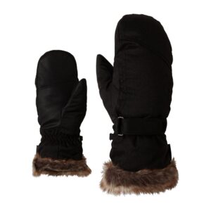 Ziener Kem Mittens Negro 7.5 Mujer