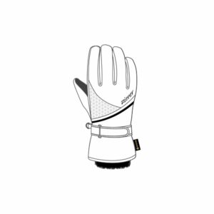 Ziener Kiana Gtx +gore Plus Warm Gloves Blanco 7 Mujer