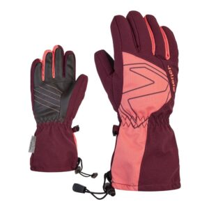 Ziener Laval As Gloves Rojo 3.5 Niño