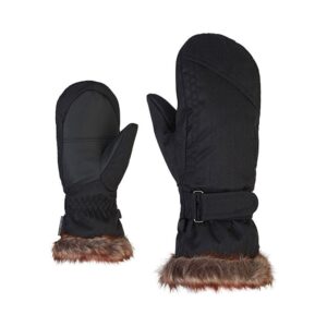Ziener Led Mittens Negro 5.5 Niño