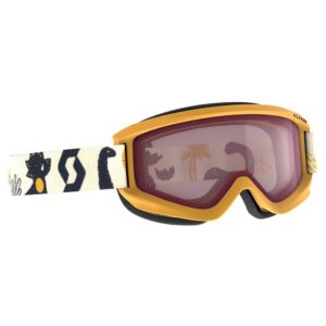 Scott Agent Junior Ski Goggles Amarillo,Blanco Enhancer/CAT2