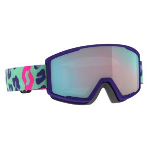 Scott Factor Pro Ski Goggles Verde,Rosa Enhancer Aqua Chrome/CAT2