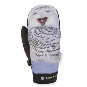 Armada Carmel Windstopper Mittens Blanco,Azul S Mujer