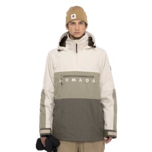 Armada Salisbury 2l Softshell Jacket Beige,Verde L Hombre
