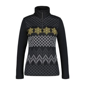 Luhta Puolakkavaara Half Zip Long Sleeve T-shirt Negro XS Mujer