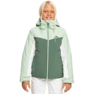 Roxy Free Jet Block Jacket Verde 8 Years Niño