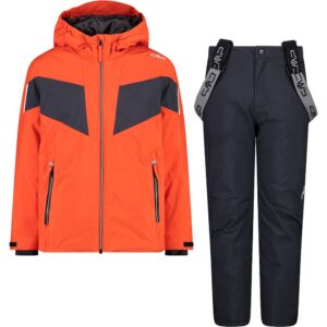 Cmp Set Jacket And Pant 33w0024 Naranja 16 Years