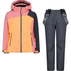 Cmp Set Jacket And Pant 33w0605 Naranja,Rosa 12 Years