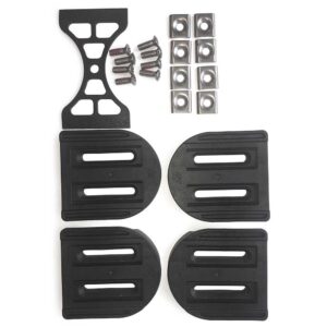 K2 Snowboards Splitboard Canted Channel Puck Mounting Disk Pairs Plateado