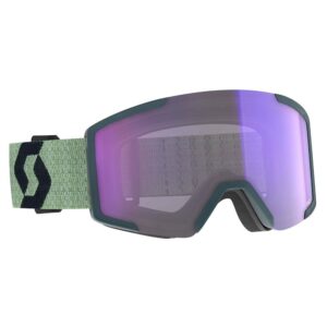 Scott Shield Light Sensitive Ski Goggles Verde Light Sensitive Blue Chrome/CAT2-4