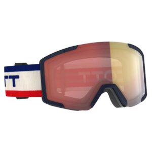 Scott Shield Ski Goggles Beige Illuminator Red Chrome/CAT3
