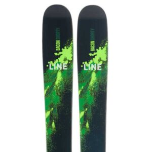 Line Bacon Shorty Alpine Skis Verde 165