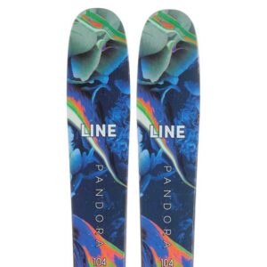 Line Pandora 104 Alpine Skis Azul 172