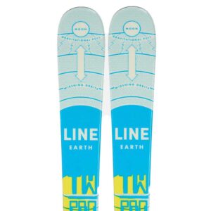 Line Wallisch Shorty Junior Alpine Skis Azul 139
