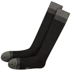 Lenz Merino Compression 1 Long Socks Negro EU 42-44 Hombre