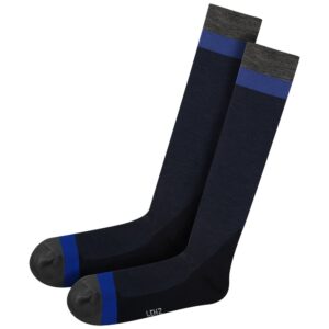 Lenz Merino Compression 1 Long Socks Azul EU 35-38 Hombre