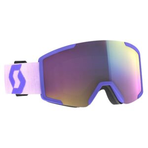 Scott Shield Ski Goggles Lila Enhancer Teal Chrome/CAT3